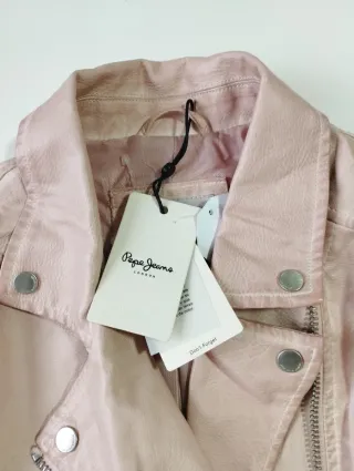Chaqueta Biker Pepe Jeans London Rosa
