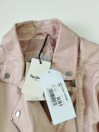 Chaqueta Biker Pepe Jeans London Rosa