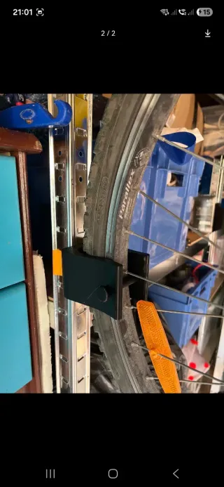 Soporte vertical para bicicleta