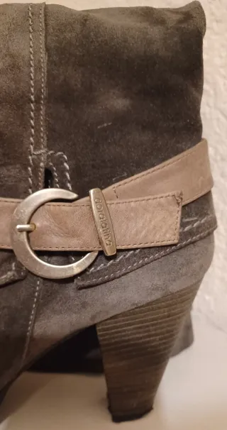 Botas Doralatina Ante Gris Talla 38