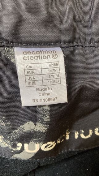 Pantalones de Nieve Negros Quechua