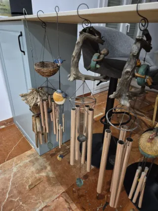 Campanas de viento decorativas