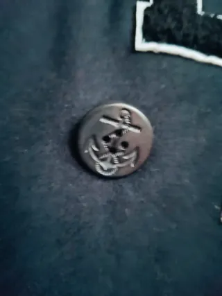 Abrigo Zara Man azul marino Talla S