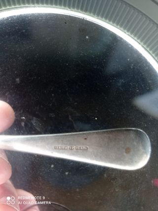 Cubiertos de plata bañada