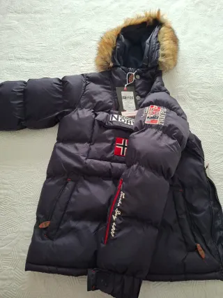 Chaqueta Geographical Norway Azul Talla 16 años
