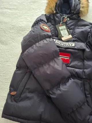 Chaqueta Geographical Norway Azul Talla 16 años