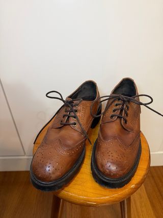 Zapatos Un Paso Más Oxford Marrones