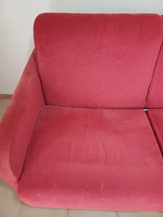 Sofá cama rojo