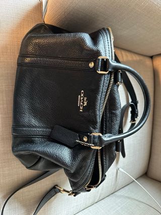 Bolso Coach Negro Piel Auténtico