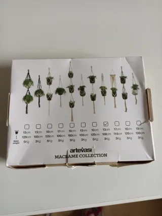 Colgador plantas macramé Artevasi