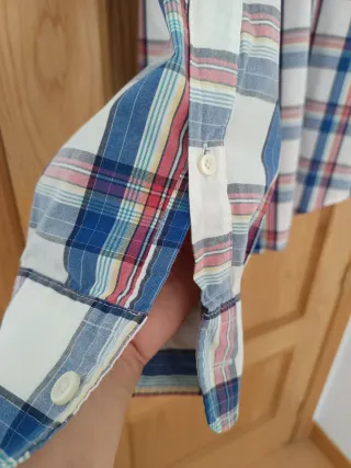 Camisa Hollister cuadros hombre