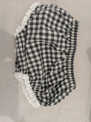 Conjunto vestido y cubre pañal Mayoral