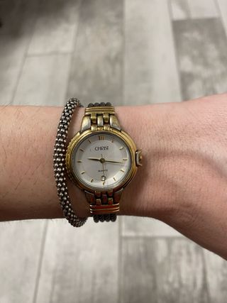 Orologio Christ donna oro e argento