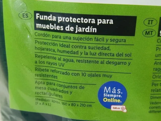 Funda Mesa Exterior LivarnoHome