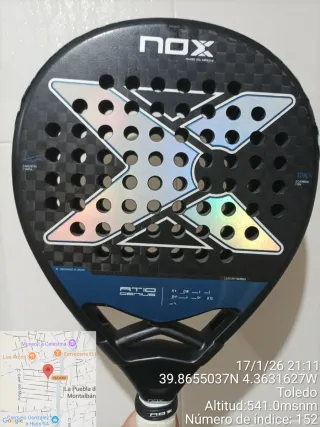 Pala Padel Nox AT10 Genius Impecable