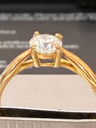Anillo Oro 18k Diamante 0.71ct VS2/F