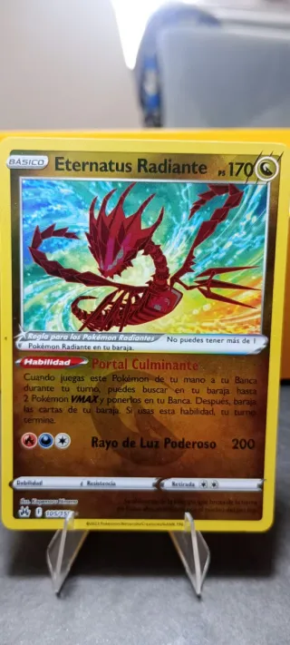 Carta Pokémon Eternatus Radiante 170 PS