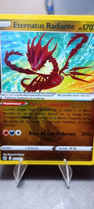 Carta Pokémon Eternatus Radiante 170 PS