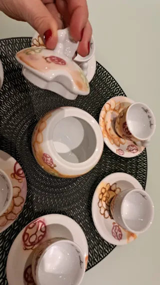 Servizio caffè Thun 6 tazze e zuccheriera