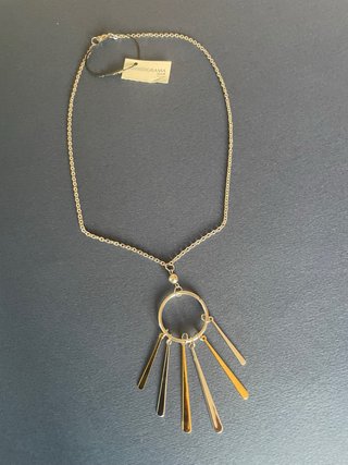 Collana Anthology Gioielli pendente frange oro e a