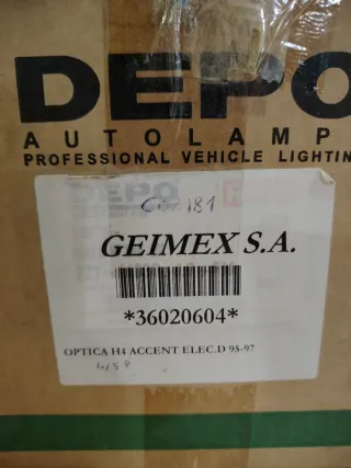 Faro delantero derecho Hyundai Accent X3 1995-1997