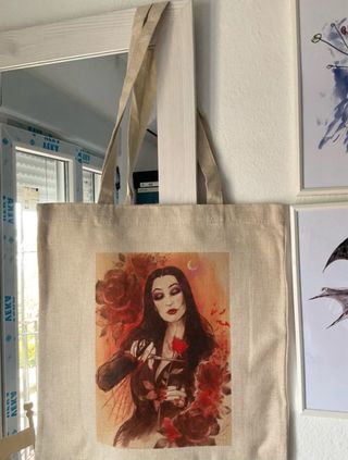 Bolso Tote Morticia Addams - solo envio