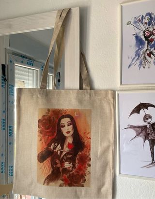 Bolso Tote Morticia Addams - solo envio