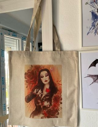 Bolso Tote Morticia Addams - solo envio