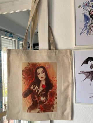 Bolso Tote Morticia Addams - solo envio