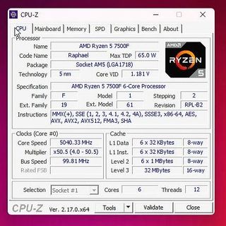 PC Gaming Ryzen 7500F + B650 16GB DDR5