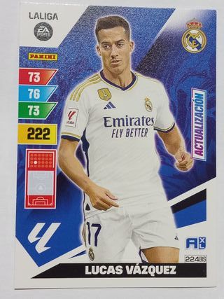 Carta Lucas Vázquez Real Madrid 2023 Panini