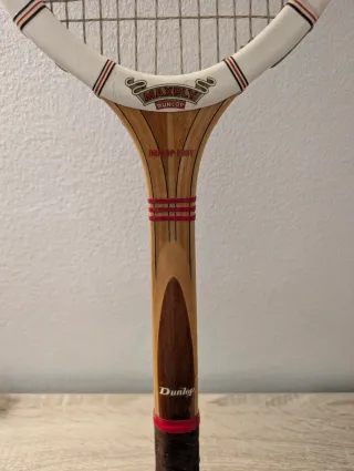 Raquetas tennis Vintage Dunlop y Kawasaki y funda