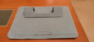 Funda/soporte piel portátil 2 en 1