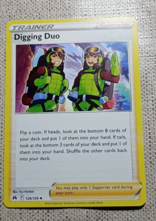 Carta Pokémon Digging Duo (Inglés)