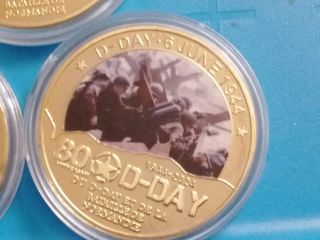 Monedas 80 Aniversario Día D