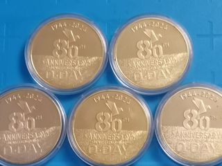 Monedas 80 Aniversario Día D