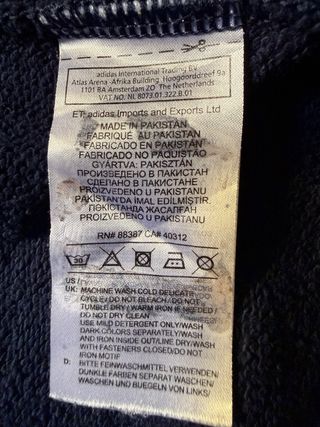 Adidas Jogger Negro Slim Fit Hombre