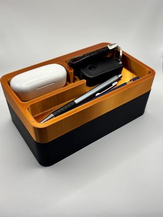 Gold Valet Tray - EDC Organizer for Men - Modern D