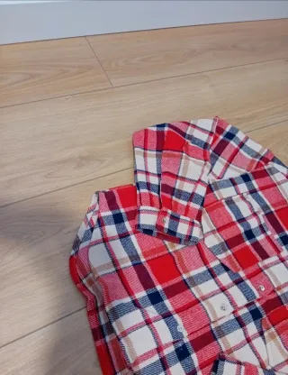 Camisa de cuadros abrigada