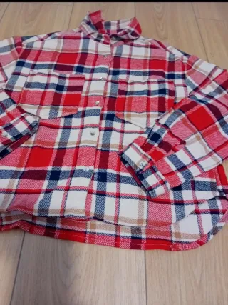 Camisa de cuadros abrigada