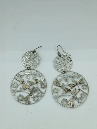 Orecchini pendenti grandi argento 925