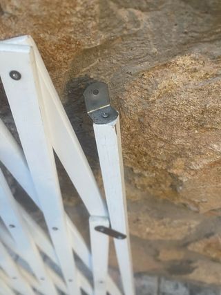 Reja extensible blanca