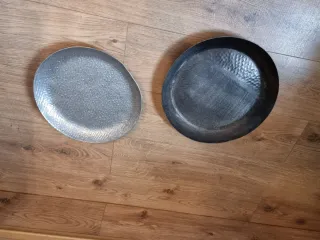 Bandejas Decorativas Metal y Madera