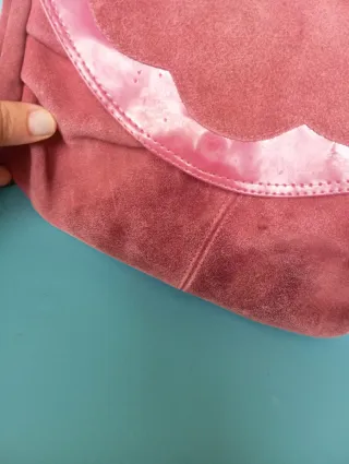 Bolso Vintage Morado Ante