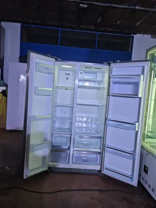 Nevera americana Bosch acero inoxidable