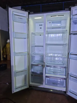 Nevera americana Bosch acero inoxidable