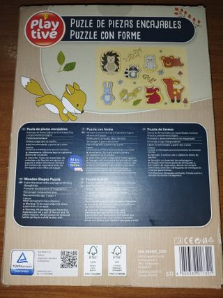 Puzzle de piezas encajables infantil