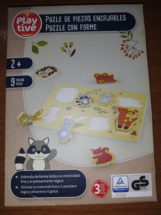 Puzzle de piezas encajables infantil