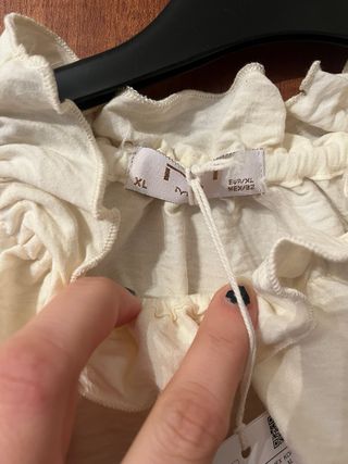 Blusa Milano Beige Talla XL