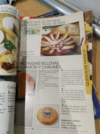 Revistas lecturas recetas cocina